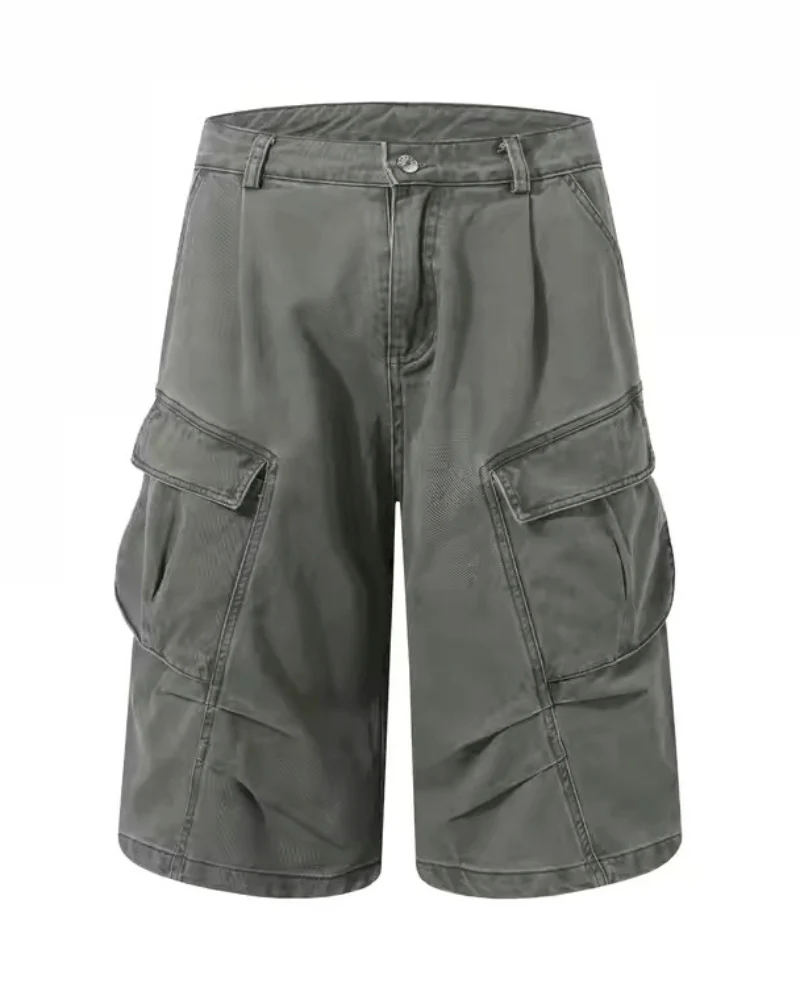High Street Men's Denim-Look Cargo Shorts - Image 16