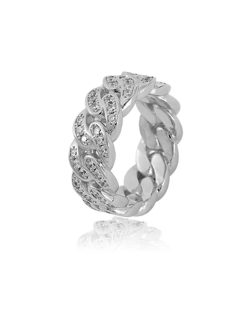 Hip Hop Iced Cuban Ring - Image 5
