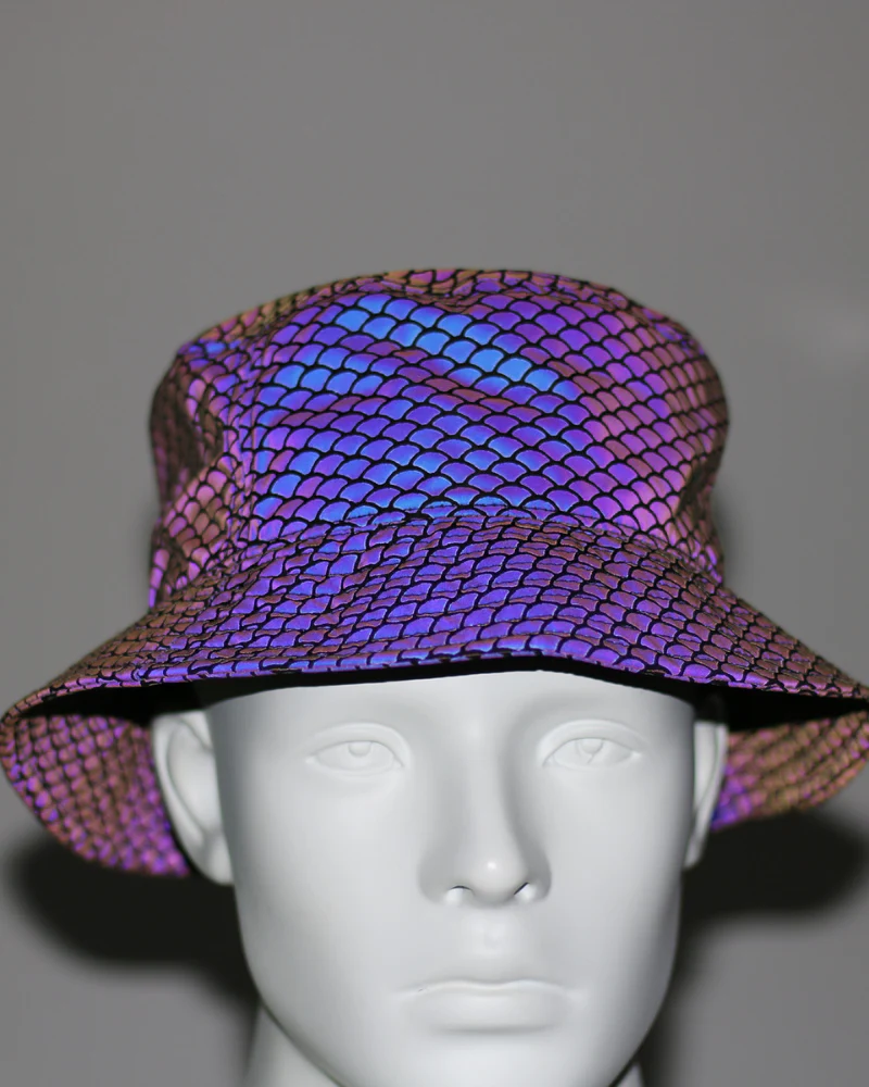 Hip Hop Rainbow Reflective Bucket Hat - Image 13