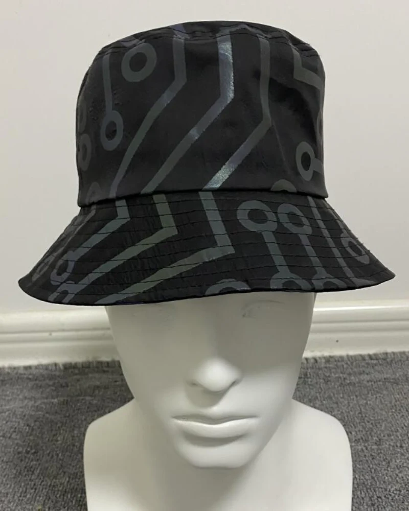 Hip Hop Rainbow Reflective Bucket Hat - Image 5