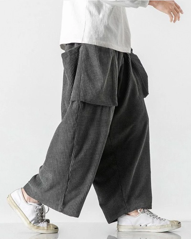 Japanese Corduroy Hakama Pants - Image 4