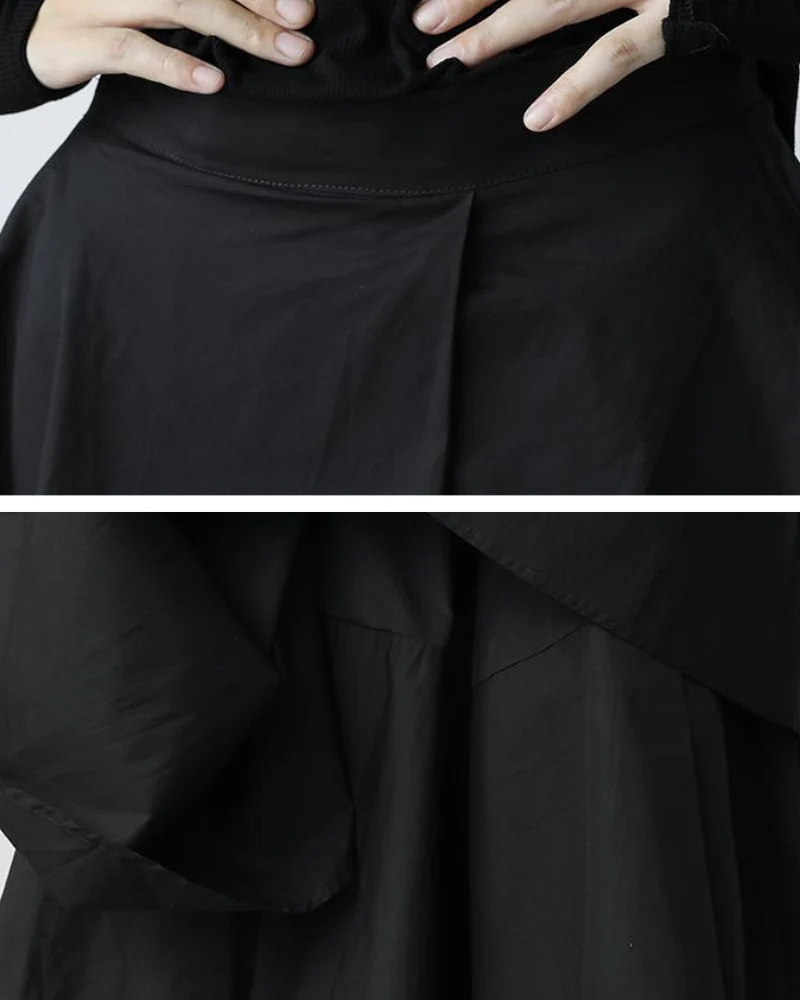 Japanese Wide-Leg Skirt Pants - Image 8