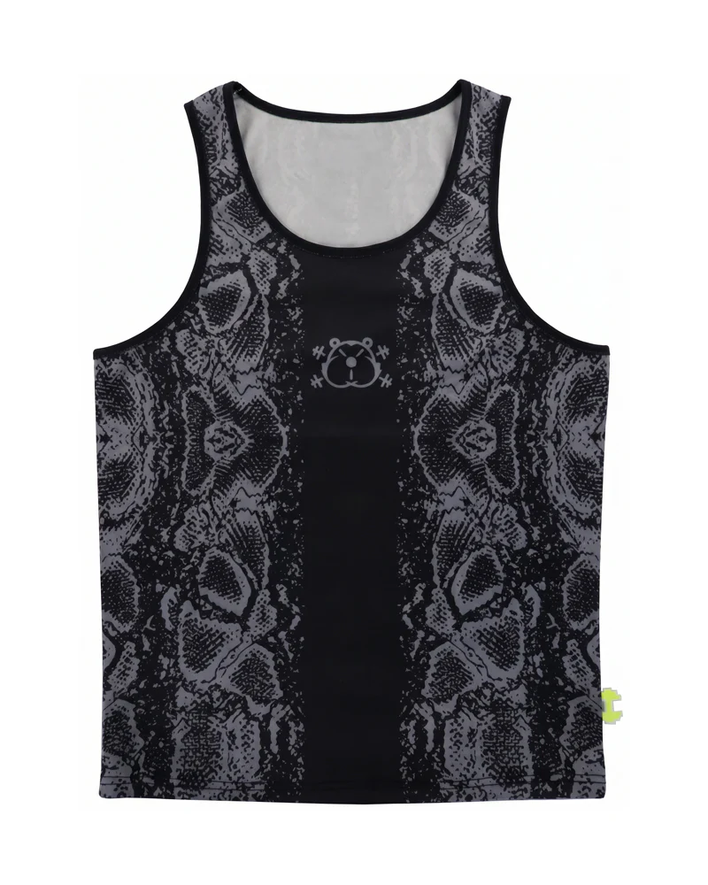 Men’s Athletic Casual Venom-Stripe Muscle Shirt - Image 7