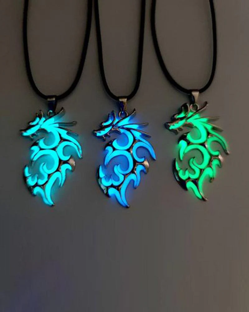 Midnight Glow Dragon Necklace - Image 2