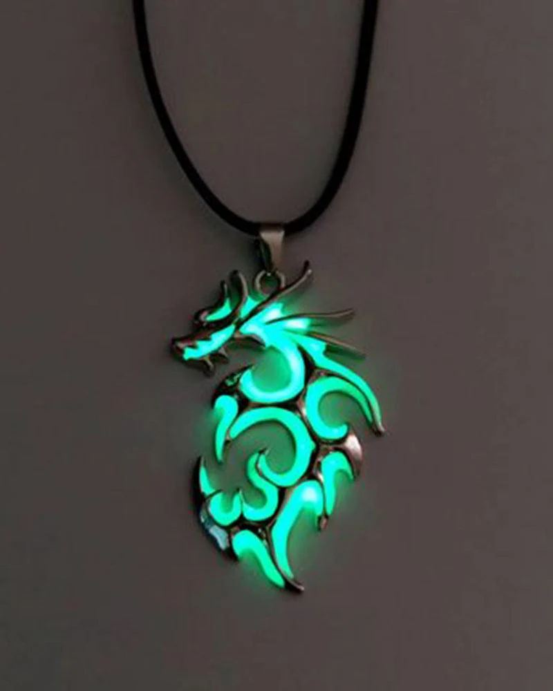 Midnight Glow Dragon Necklace - Image 3