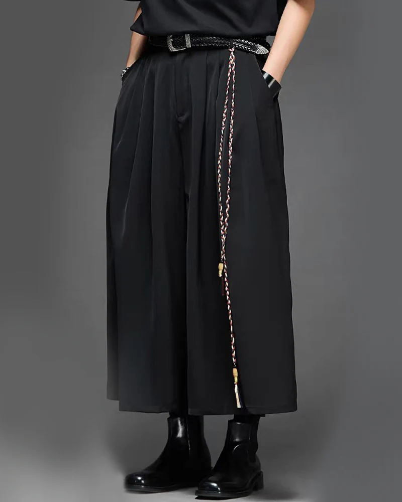 Modern Japanese Carved Alloy Genuine Leather Belt - Image 3