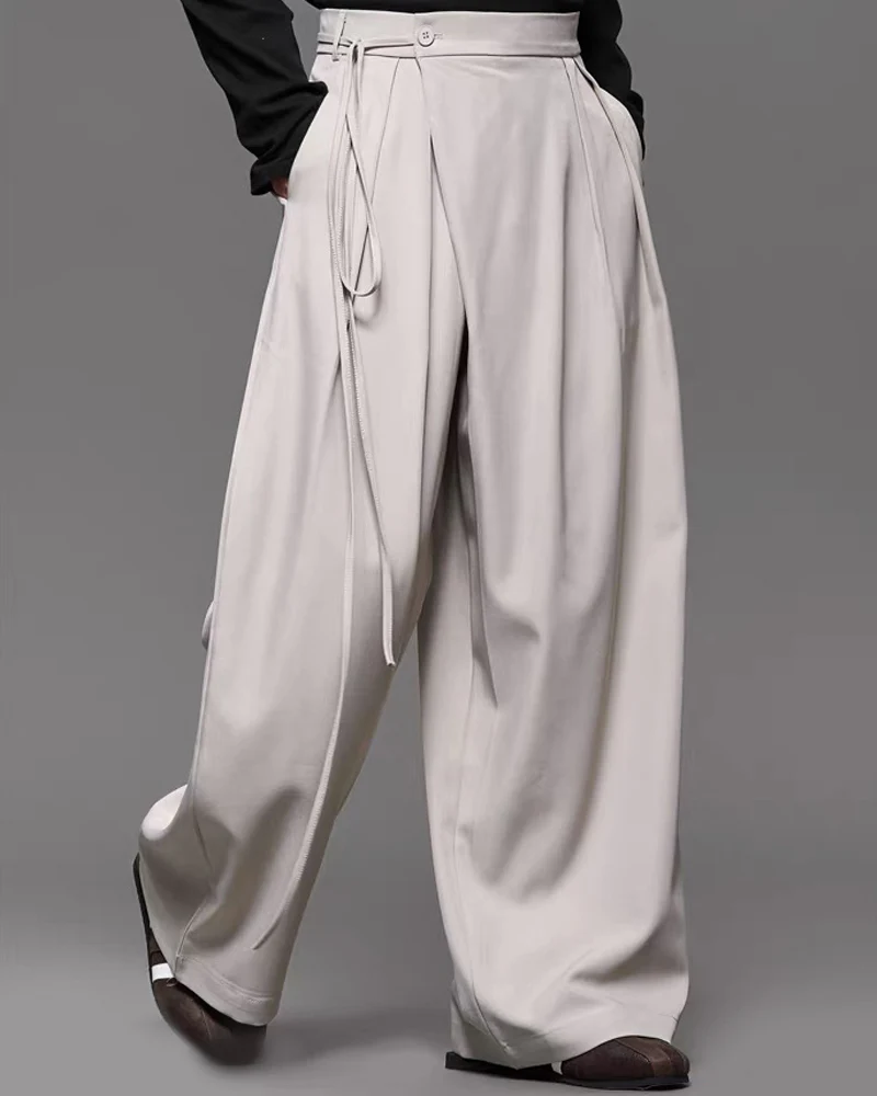 Modern Japanese Full-cut Vintage Hakama Pants - Image 8