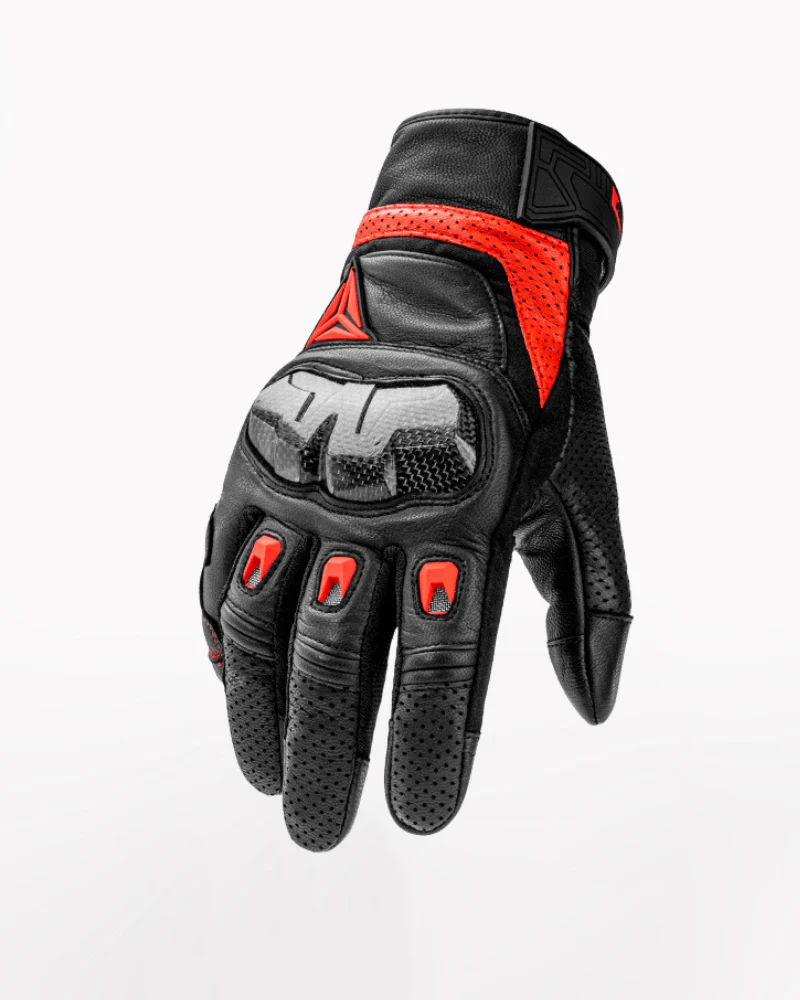 Motorcycle Riding Genuine Leather Breathable Gloves - Image 4