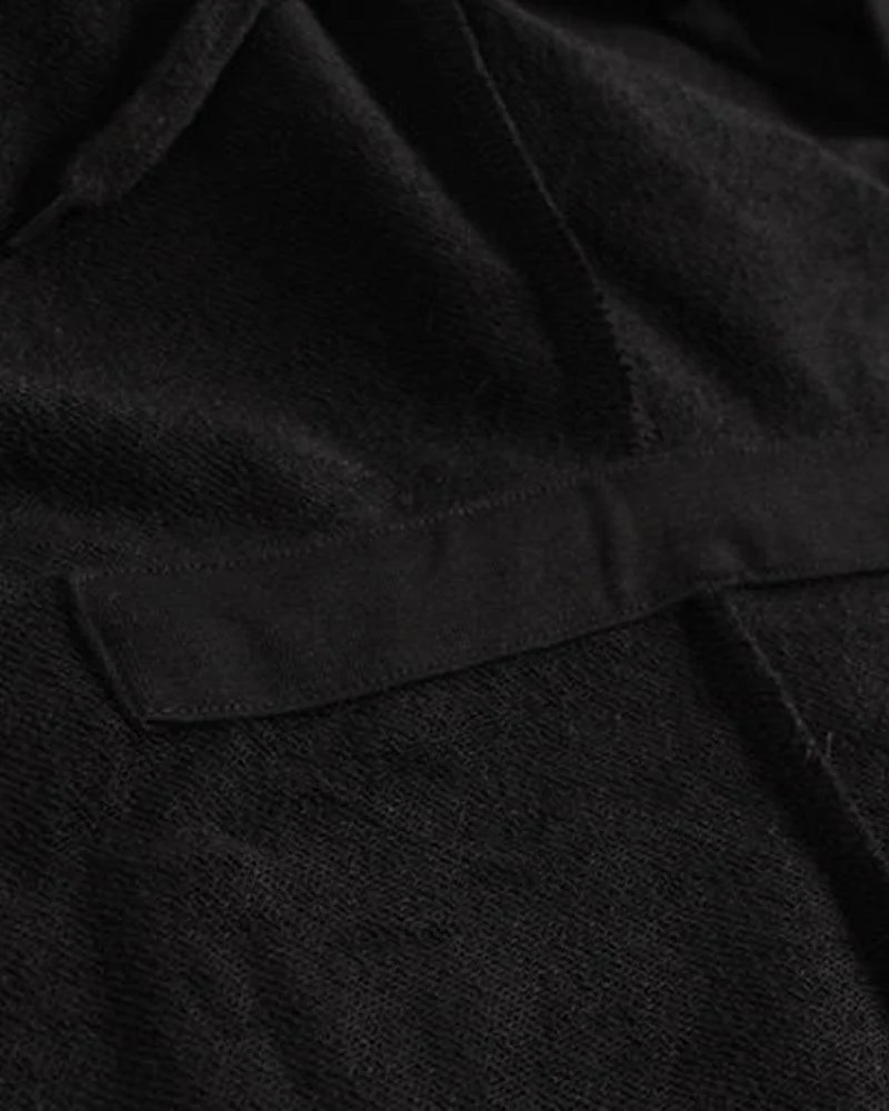 Ninja Costume Techwear Black Hooded Cloak - Image 13
