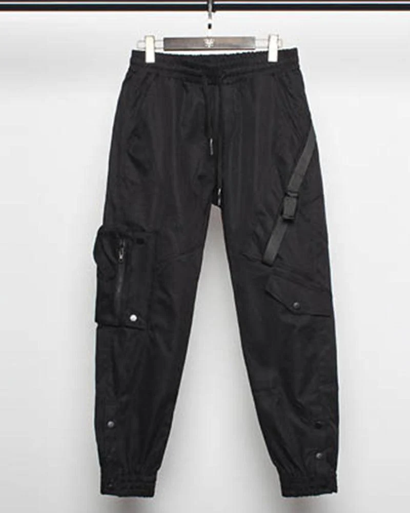 Ninja Techwear Black Slim Cargo Pants - Image 11