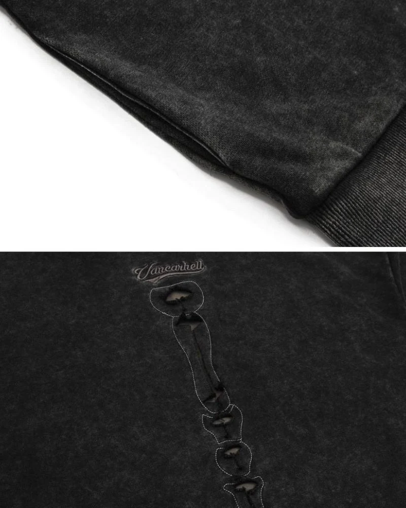 Opium Style Hollow Out Skeleton Hoodie - Image 13
