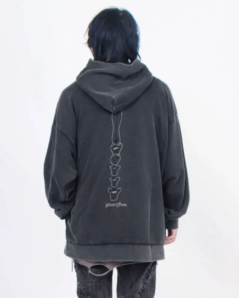 Opium Style Hollow Out Skeleton Hoodie - Image 9