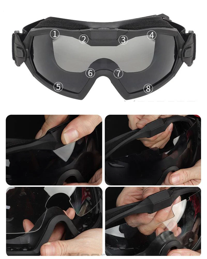 Outdoor Anti-fog Tactical Mask - Image 8