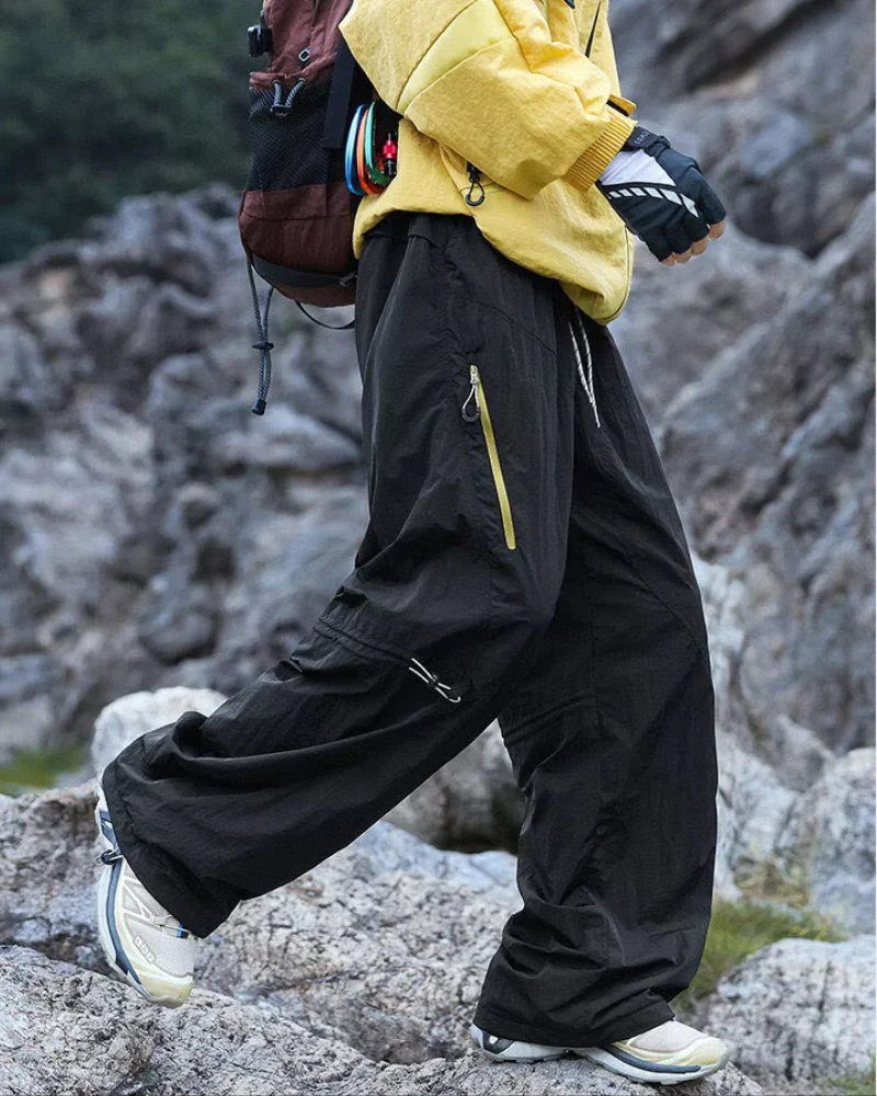 Outdoor Functional Unisex Straight-Leg Cargo Hiking Pants - Image 16