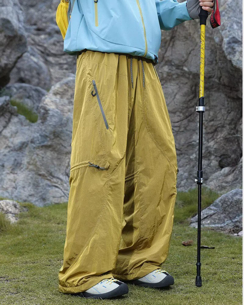 Outdoor Functional Unisex Straight-Leg Cargo Hiking Pants - Image 18