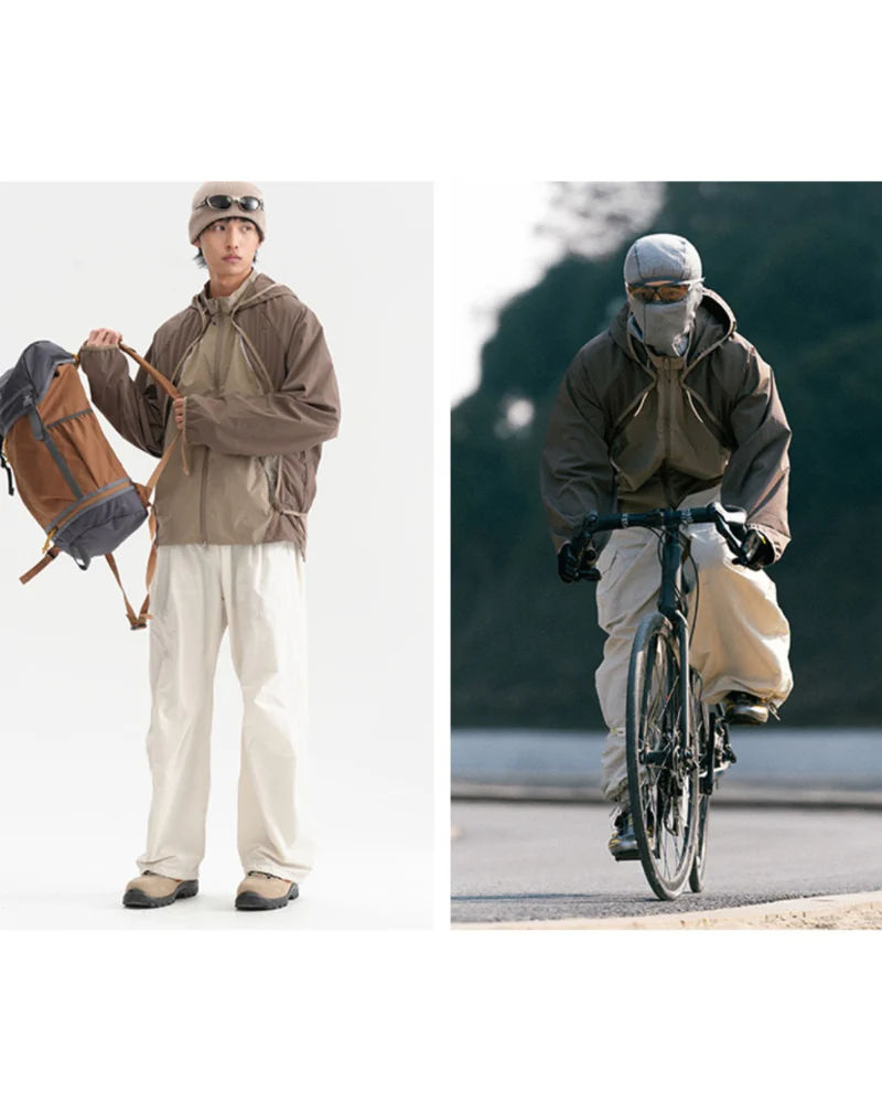 Outdoor Hiking Cycling Two-Piece Couple Sun Protection Jacket - Image 13