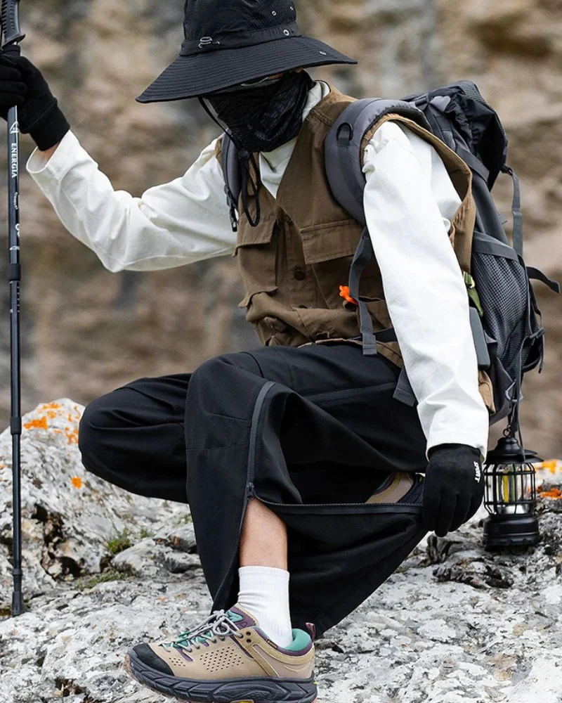 Outdoor Hiking Side Zipper Paratrooper Pants - Image 5