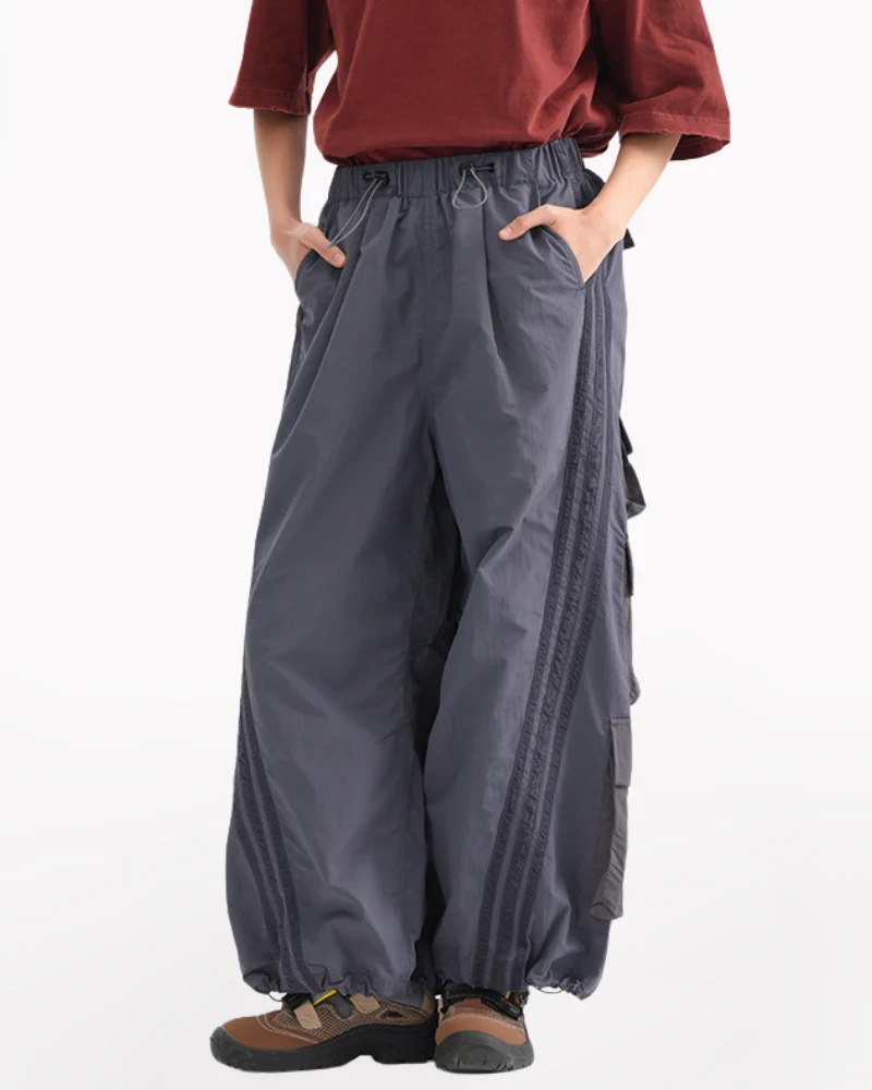 Outdoor Hiking Unisex Multi-Pocket Cargo Baggy Pants - Image 3