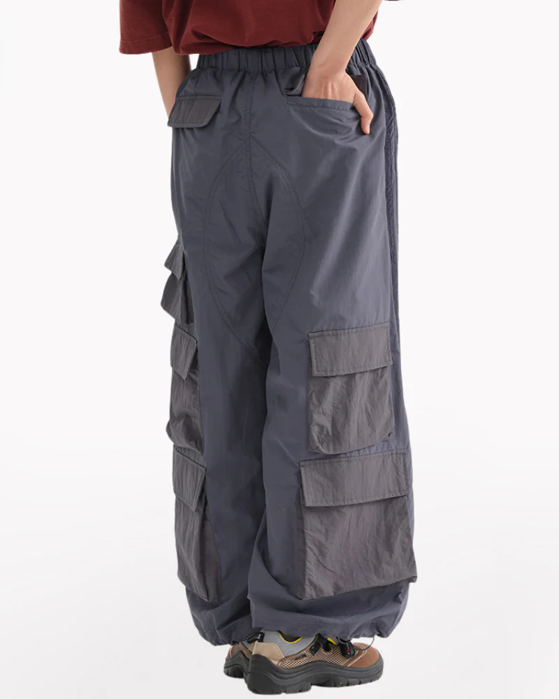 Outdoor Hiking Unisex Multi-Pocket Cargo Baggy Pants - Image 4