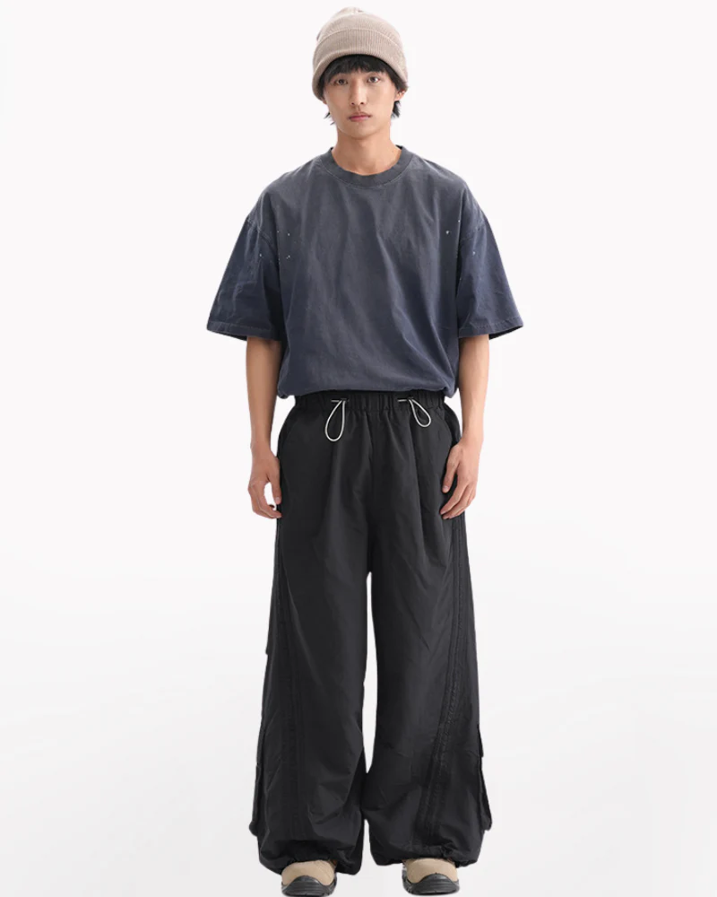 Outdoor Hiking Unisex Multi-Pocket Cargo Baggy Pants - Image 8