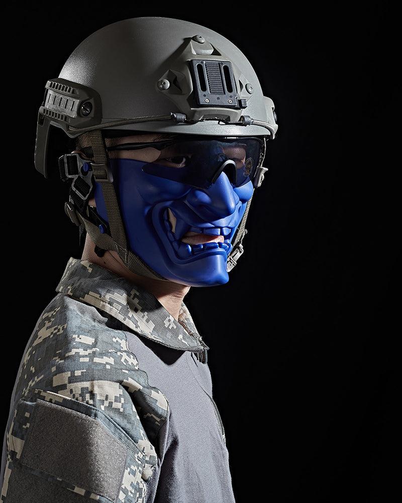 Outdoor Japanese Oni Half Face Mask - Image 3