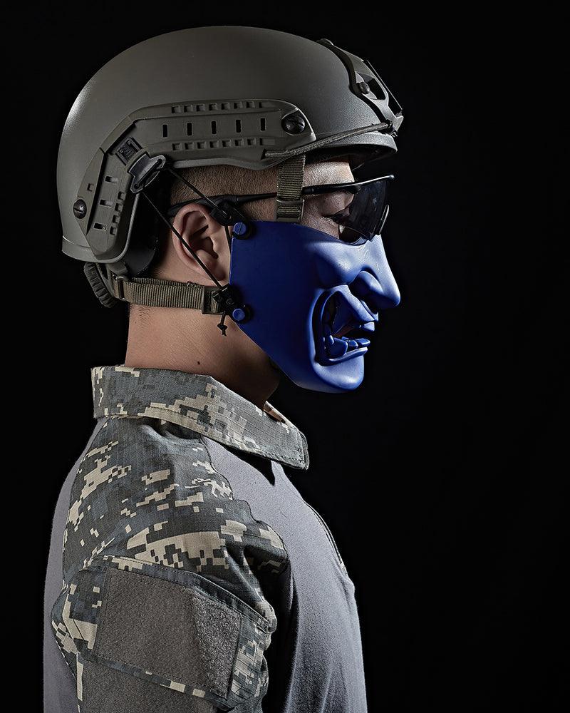 Outdoor Japanese Oni Half Face Mask - Image 4