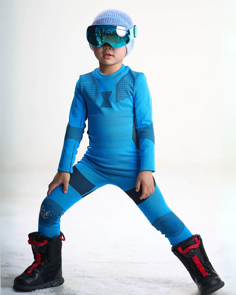 Outdoor Kids Ski Quick-Qry Breathable High Stretch Thermal Base Layer - Image 2
