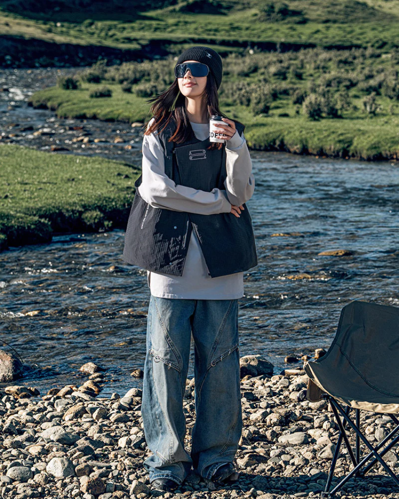 Outdoor Lightweight Unisex Winter Puffer Vest - Image 5