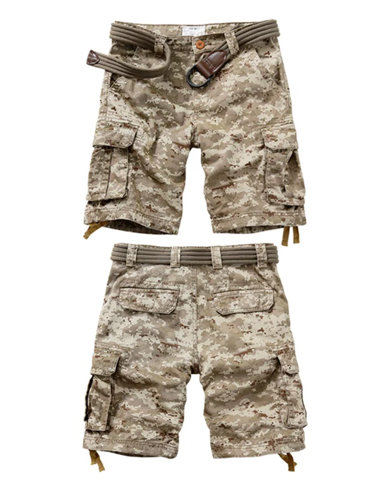 Outdoor Multi-Pocket Tactical Camo Jorts - Image 8