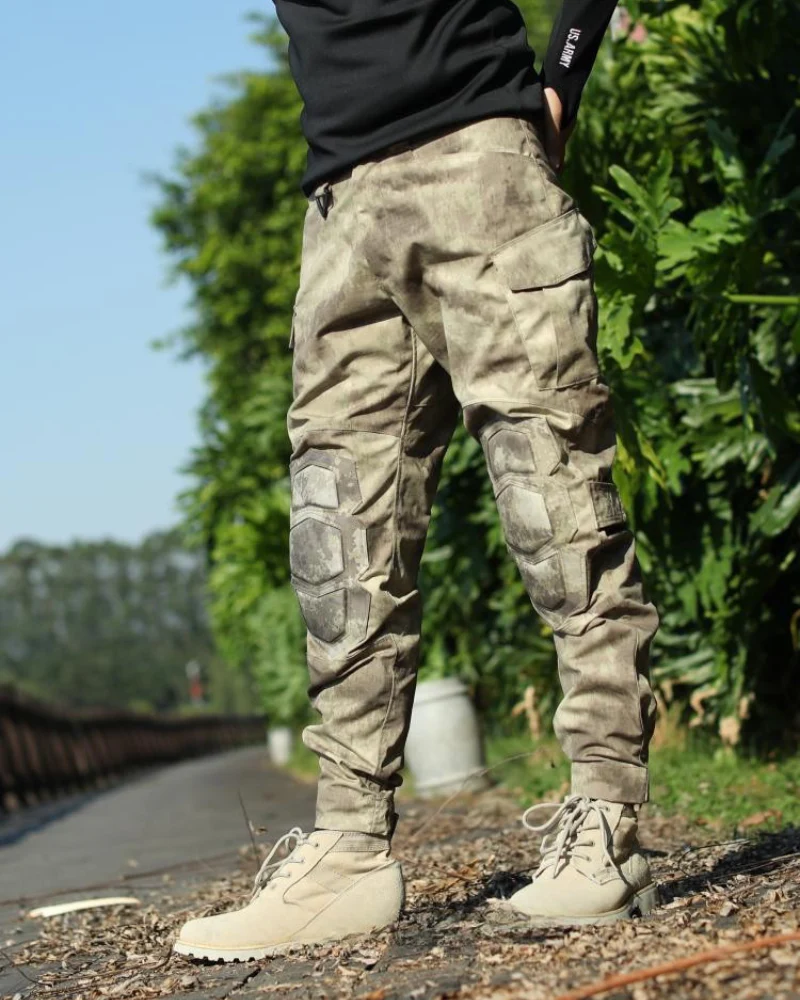 Outdoor Riding Knee Pads Tactical Cargo Pants - Image 12