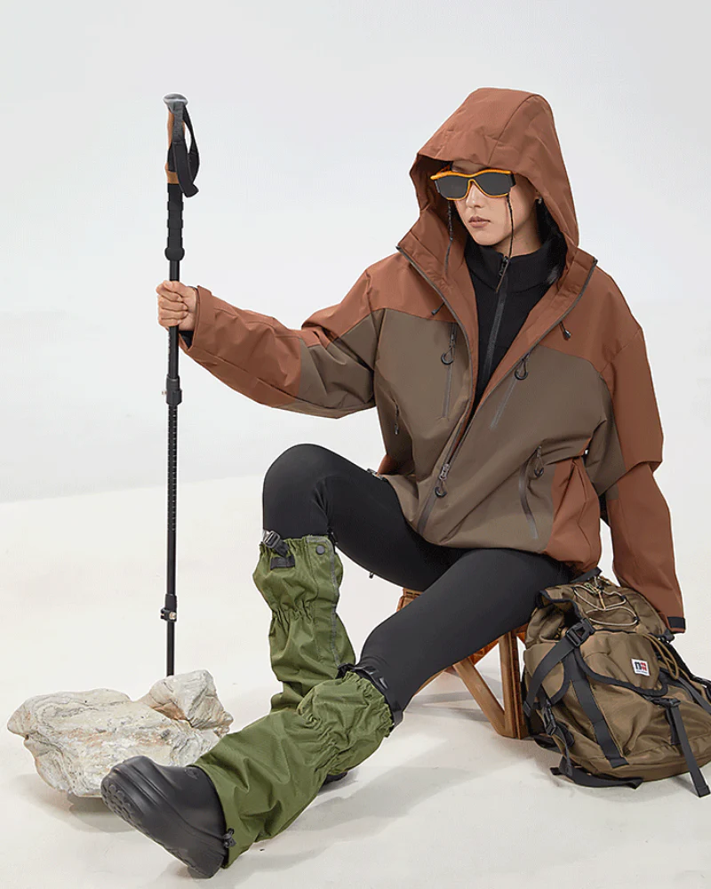 Outdoor Unisex Hiking Camping Waterproof 3-in-1 Jacket - Image 4