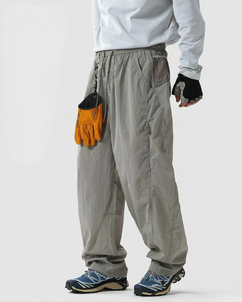 Outdoor Unisex Waterproof Cargo Hiking Baggy Pants - Image 3