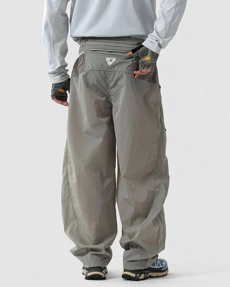 Outdoor Unisex Waterproof Cargo Hiking Baggy Pants - Image 4
