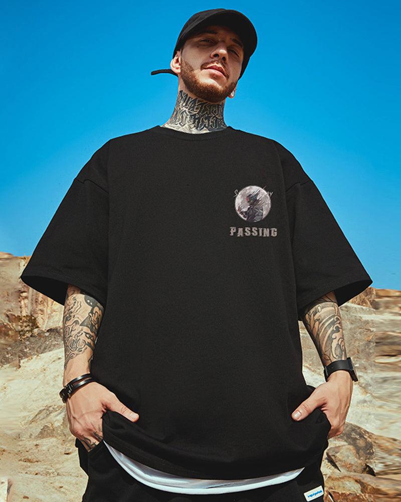 Oversize Streetwear Astronaut Graphic T-Shirt - Image 6