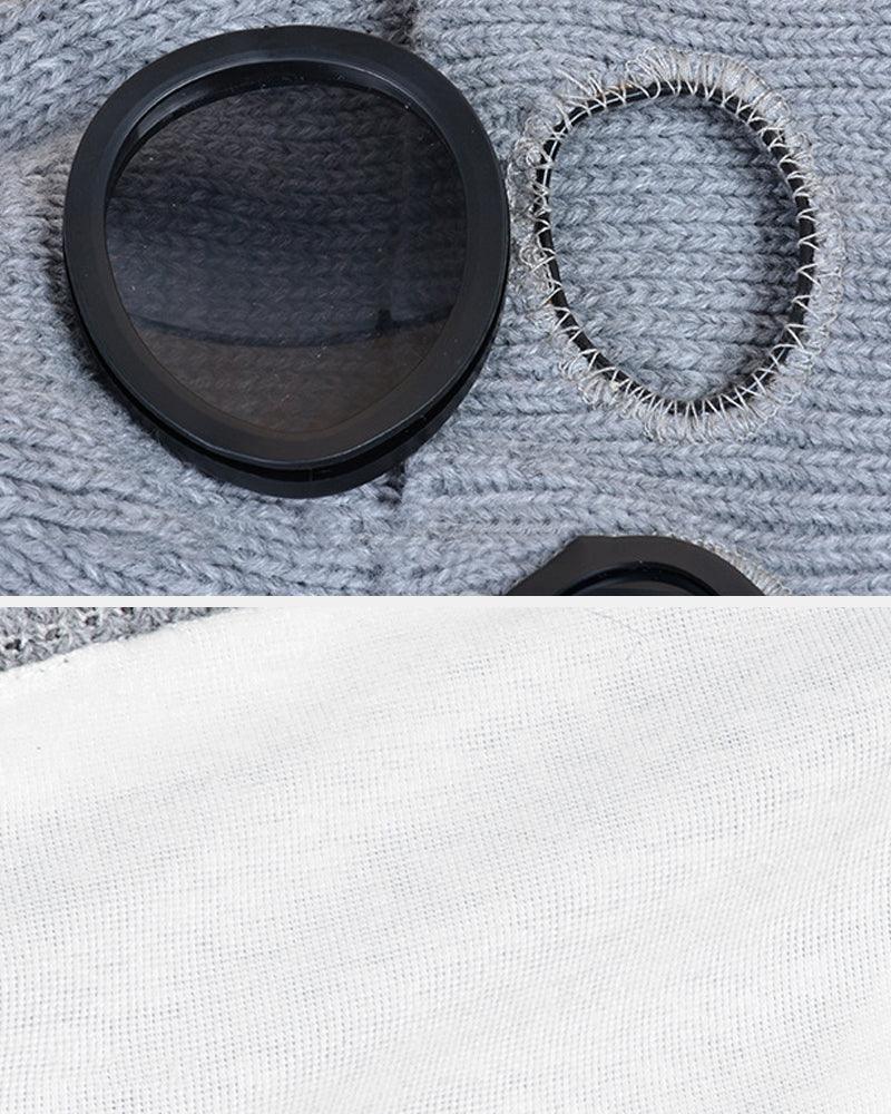 Pilot Knitted Ski Mask And Hat - Image 12