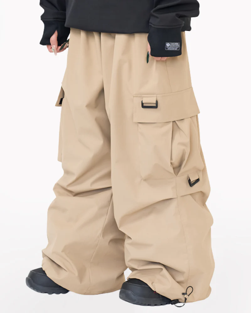 Ski Wear 3L Baggy Cargo Snow Pants - Unisex - Image 2