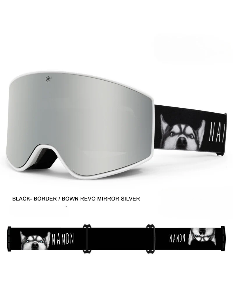 Ski Wear Double Layer Anti-fog Ski Goggles - Image 12