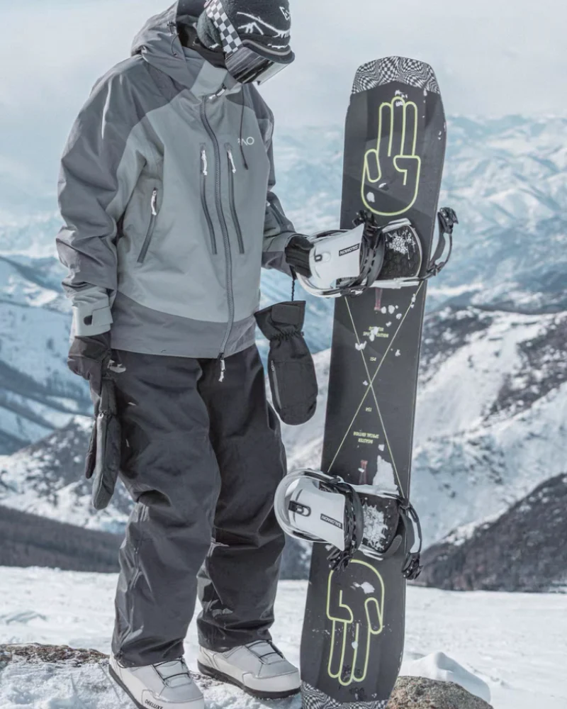 Ski Wear Fleece-lined Waterproof Snow Pants -Unisex - Image 6