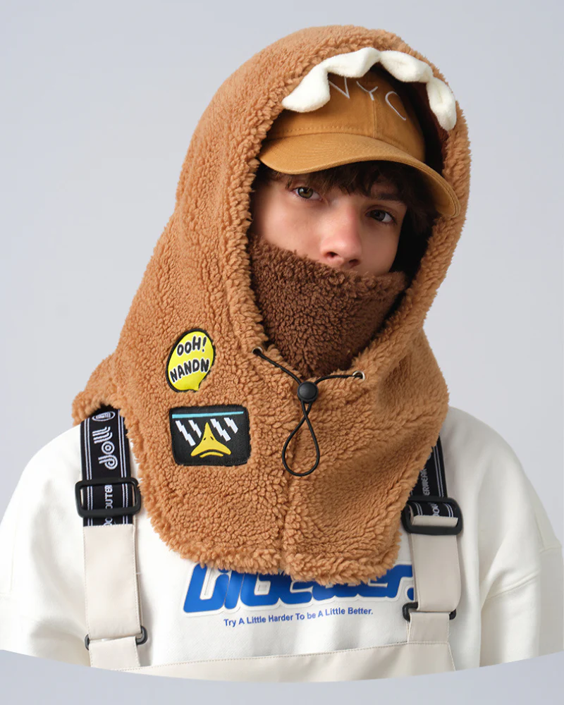 Ski Wear Fluffy & Adorable Unisex Face Mask - Image 12