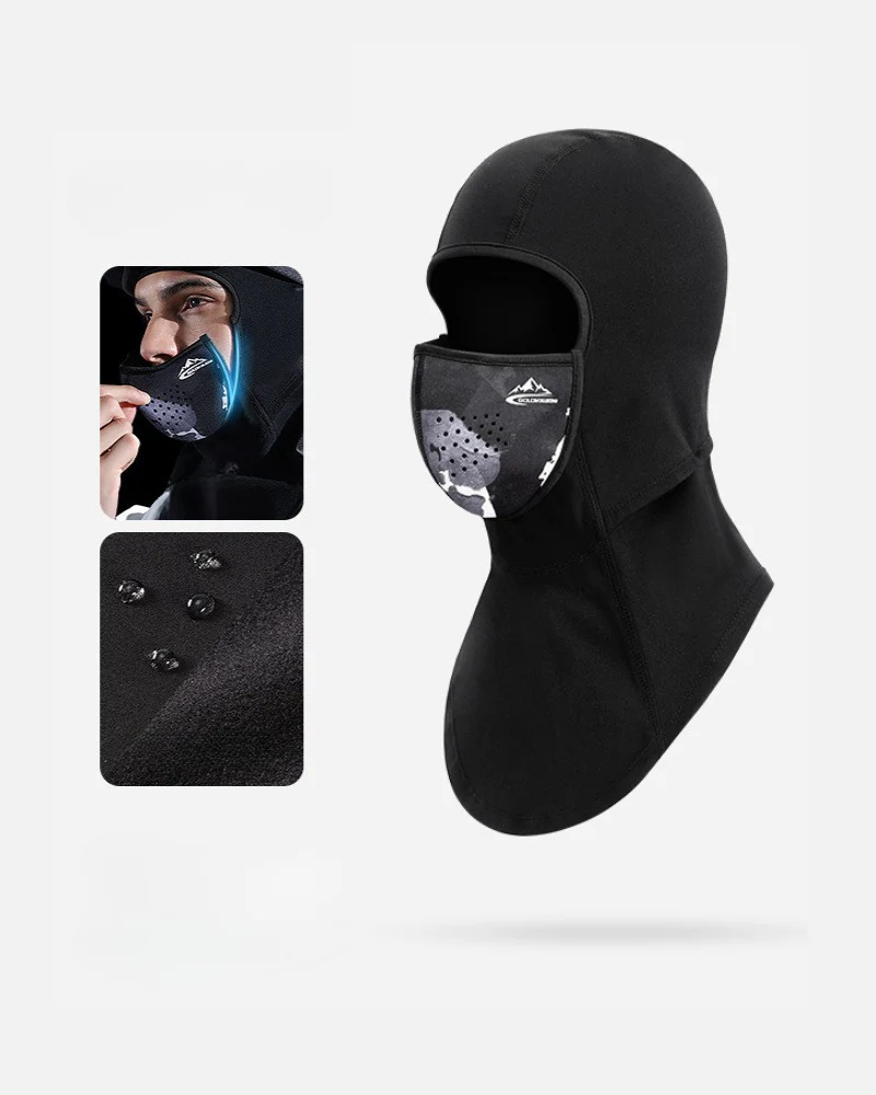 Ski Wear Magnetic Detachable Skiing Balaclava Face Mask - Image 4