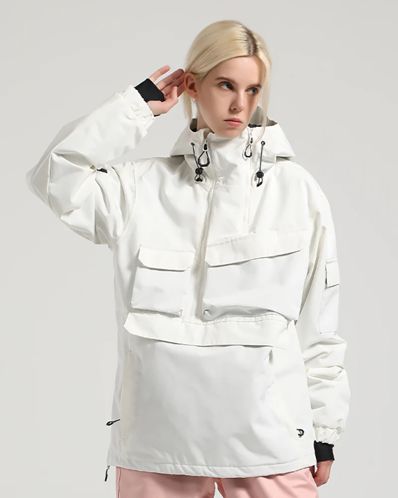 Ski Wear Multi-pocket Cargo Ski Jacket - Unisex - Image 5