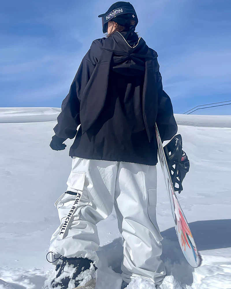 Ski Wear Outdoor Adorable Bunny Ears Warm Hoodie -Unisex - Image 17