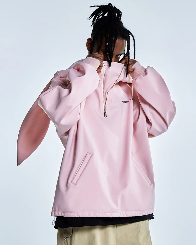 Ski Wear Outdoor Adorable Bunny Ears Warm Hoodie -Unisex - Image 4