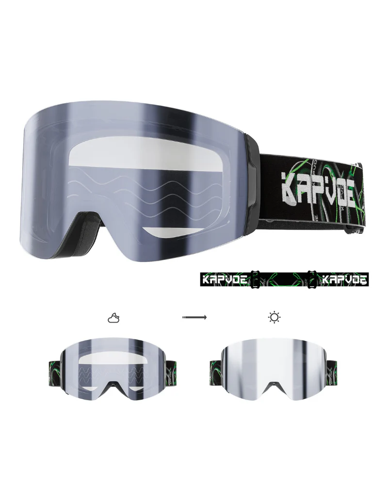 Ski Wear Outdoor Photochromic Magnetic Ski Goggles - Image 7