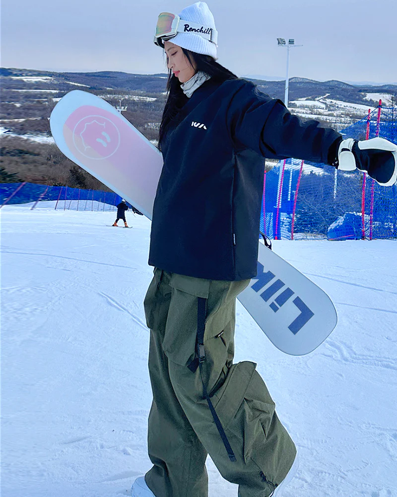 Ski Wear Snow Gear Cargo Snow Pants - Unisex - Image 15