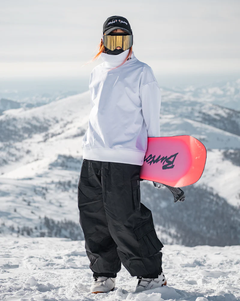 Ski Wear Snow Outfits Baggy Cargo Snow Pants - Unisex - Image 19