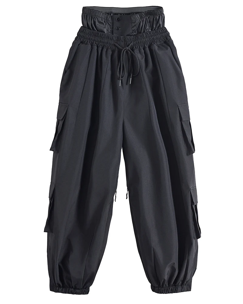 Ski Wear Snow Outfits Baggy Cargo Snow Pants - Unisex - Image 8