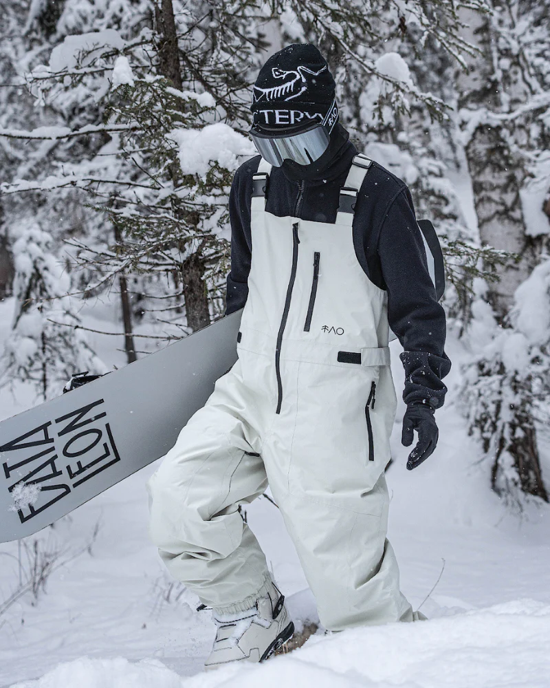 Ski Wear Snowboard 3L Waterproof Breathable Ski Bib Pants -Unisex - Image 2