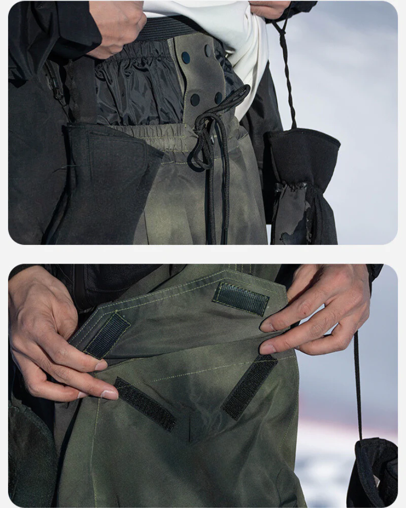 Ski Wear Snowboard Camo Oversize Snow Pants -Men's - Image 9