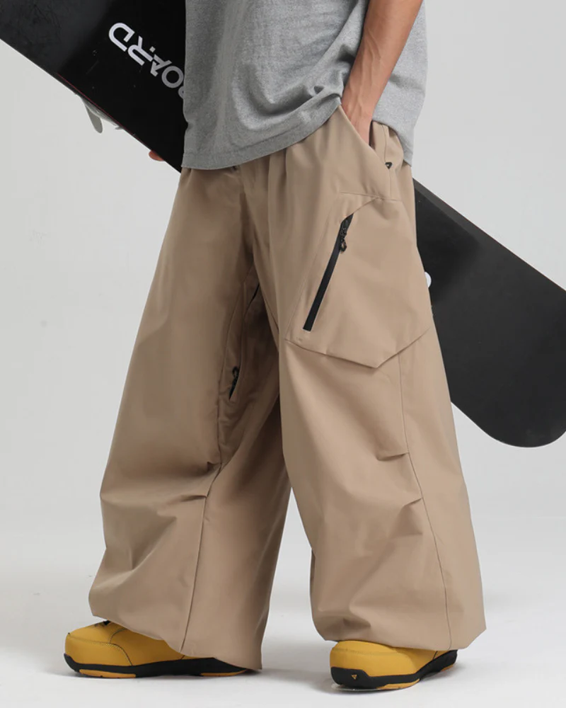 Ski Wear Snowboard Gear Cargo Baggy Snow Pants -Unisex - Image 8
